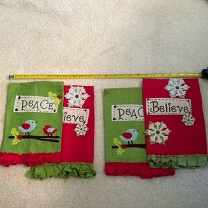 Holiday tea towels